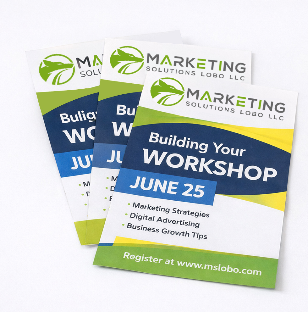 Custom flyers printing Santa Rosa CA for local businesses